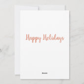 Sneeuwkerstfeestkaart Feestdagenkaart (Achterkant)