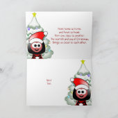 SneeuwkerstKaart Feestdagen Kaart (Binnen)