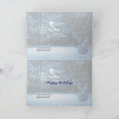 SneeuwkerstKaart Feestdagen Kaart (Binnen)