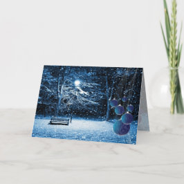 SneeuwkerstKaart Feestdagen Kaart