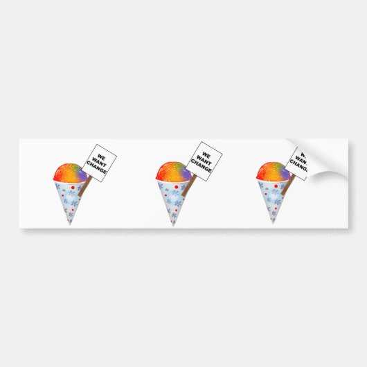 Sneeuwkevers Bumpersticker (Voorkant)