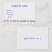 Sneeuwkevers Visitekaartje (Voorkant / Achterkant)