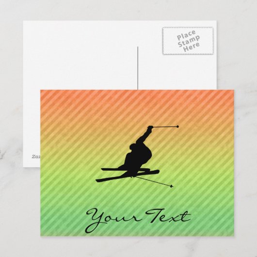 Sneeuwkiën Briefkaart (Voorkant / Achterkant)