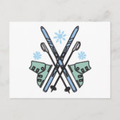 Sneeuwkiën Briefkaart (Voorkant)