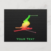 Sneeuwkiën Briefkaart (Voorkant)