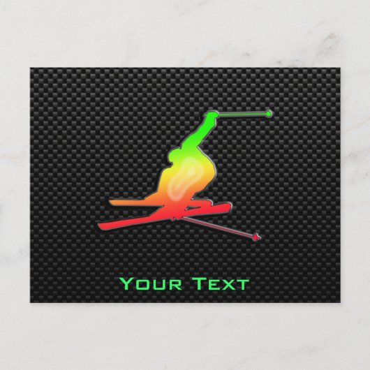 Sneeuwkiën Briefkaart (Voorkant)