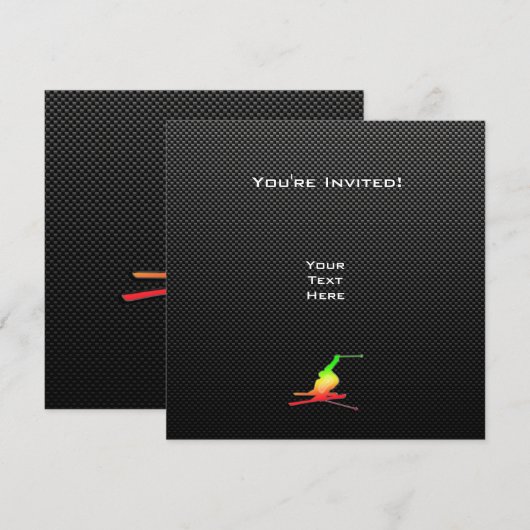 Sneeuwkiën Kaart (Voorkant / Achterkant)