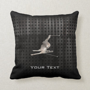 sneeuwkiën; Koel zwart Kussen