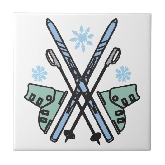 Sneeuwkiën Tegeltje (Voorkant)