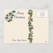 Sneeuwkinderen Kerst Briefkaart (Achterkant)