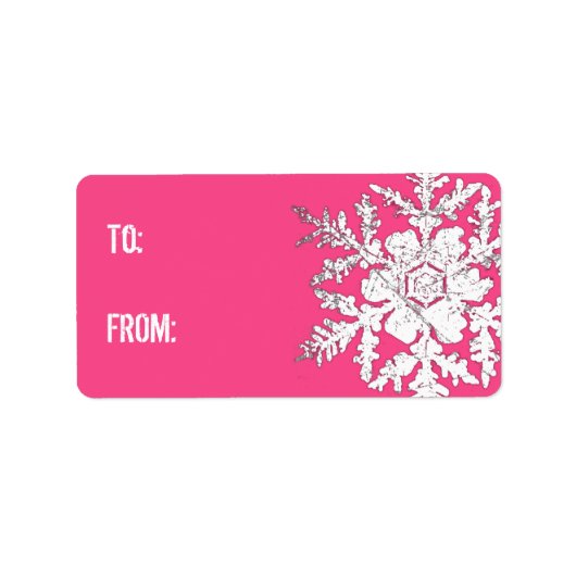 Sneeuwkislabel Etiket (Voorkant)