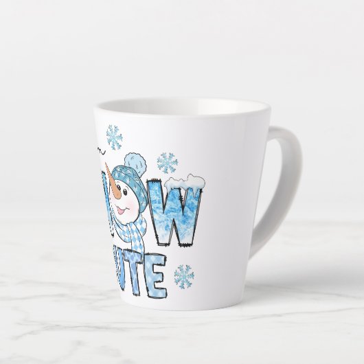 Sneeuwklap Latte Mok (Rechterhoek)