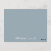 Sneeuwklokje Bloem Bedankt Ansichtkaart Briefkaart (Achterkant)