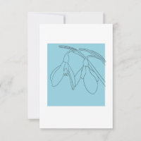 Sneeuwklokje bloem custom
