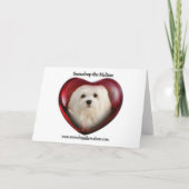 Sneeuwklokje de Maltese Kaart van Pasen (Achterkant)