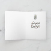 Sneeuwklokje de Maltese kerst Kaart (Binnen)