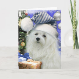Sneeuwklokje de Maltese kerst Kaart