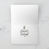 Sneeuwklokje de Maltese kerst Kaart (Binnen)