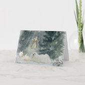 Sneeuwklokje de Maltese kerst Kaart (Voorkant)