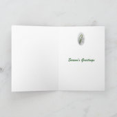 Sneeuwklokje de Maltese kerst Kaart (Binnen)