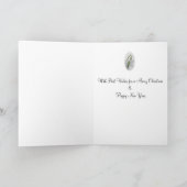 Sneeuwklokje de Maltese Kerstkaart Feestdagen Kaart (Binnen)