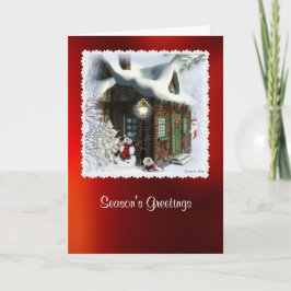 Sneeuwklokje de Maltese Kerstkaart Feestdagen Kaart