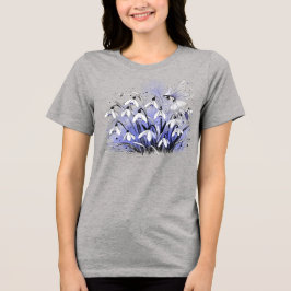 Sneeuwklokje fee Tri-Blend shirt