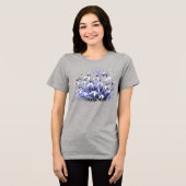 Sneeuwklokje fee Tri-Blend shirt (Voorkant volledig)
