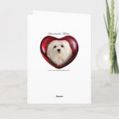 Sneeuwklokje het Maltese Wenskaart van Pasen Feestdagen Kaart (Achterkant)