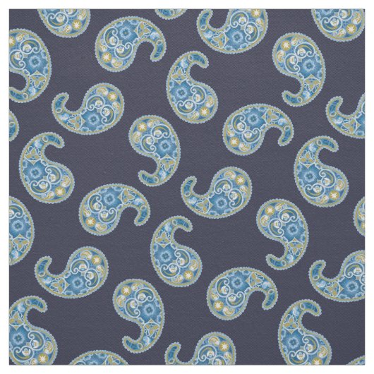 Sneeuwklokje Paisley Stof (Swatch)