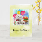 Sneeuwklokje voor de Maltese Birthday Kaart (Gele Bloem)