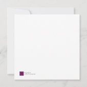 Sneeuwklokje White Rain briefkaart (Achterkant)