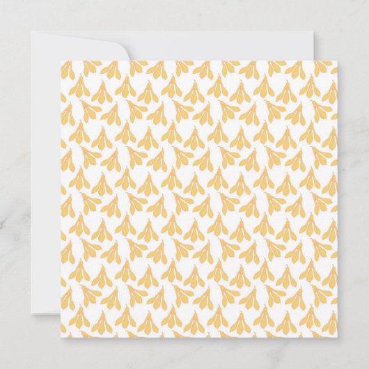 Sneeuwklokje White Rain briefkaart (Voorkant)