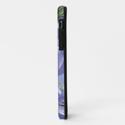 Sneeuwklokjes bloemendruppels Initialen trendy voo Case-Mate iPhone Case (Achterkant/links)