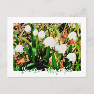 Sneeuwklokjes in de Franse Alpen - Personaliseren Feestdagenkaart