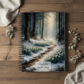 Sneeuwklokjes in Winterbos Notitieboek