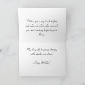 Sneeuwklokjes in Zonneschijn - Persoonlijke Verjaa Kaart (Binnen)