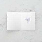 Sneeuwklokjes met gouden grens feestdagen kaart (Binnen)