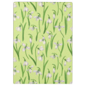 Sneeuwklokjes op honingdauw klembord (Achterkant)