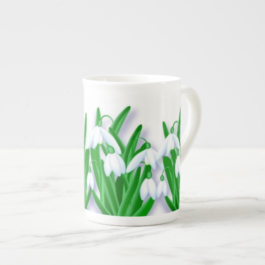Sneeuwklokjes Porselein Kop (Voorkant rechts)