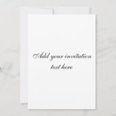 Sneeuwklokjes Uitnodiging (Achterkant)