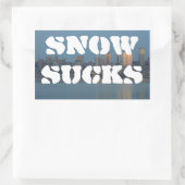 Sneeuwklokken Rechthoekige Sticker (Tas)