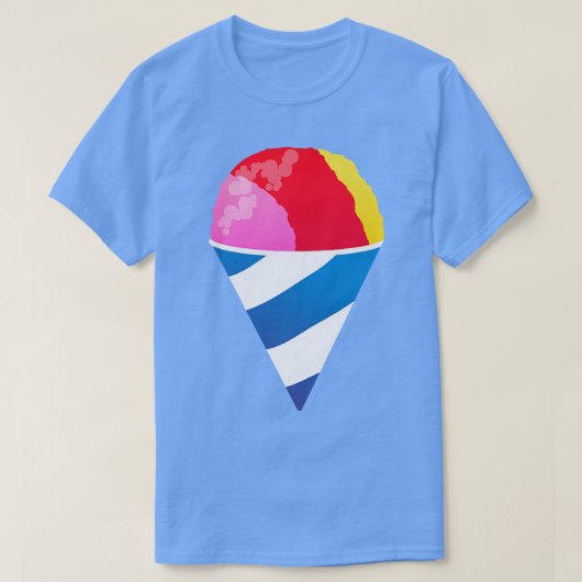 Sneeuwkloon Sno Shaved Ice Dessert Sweets Ice Crea T-shirt (Design voorkant)