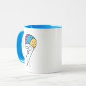 Sneeuwkloon ventilatorijstroop zoete smaak mok (Voorkant links)