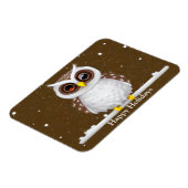  sneeuwknobbel Holiday Magnet Magneet (Linkerzijde)