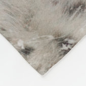 Sneeuwknollen Fleece Deken (Hoek)