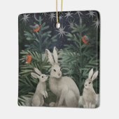 Sneeuwknollen voor feestdagen, speciaal gepersonal keramisch ornament (Links)