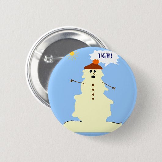 sneeuwknop ronde button 5,7 cm (Voorkant /achterkant)