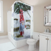 Sneeuwkoepel 04 douchegordijn (In situ)