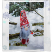 Sneeuwkoepel 04 douchegordijn (Voorkant)